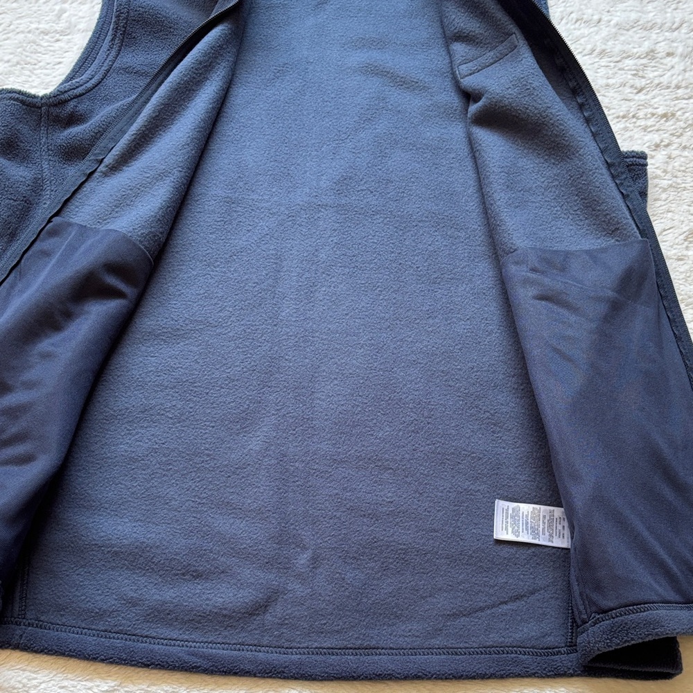 Columbia Men's Navy Fleece Vest size L Tall - Picture 5 of 5
